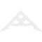 Ekena Millwork Pitch Brontes Architectural Grade PVC Gable Pediment, 72"W x 36"H x 1"P (12/12) GPP072X036X100BRO - alternate 3
